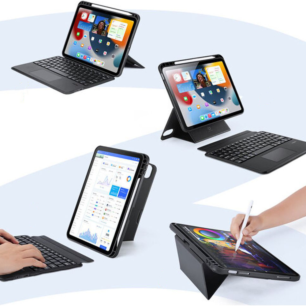 Etui z klawiaturą Bluetooth Dux Ducis (DK Series) do iPad 10 gen. 2022, czarne